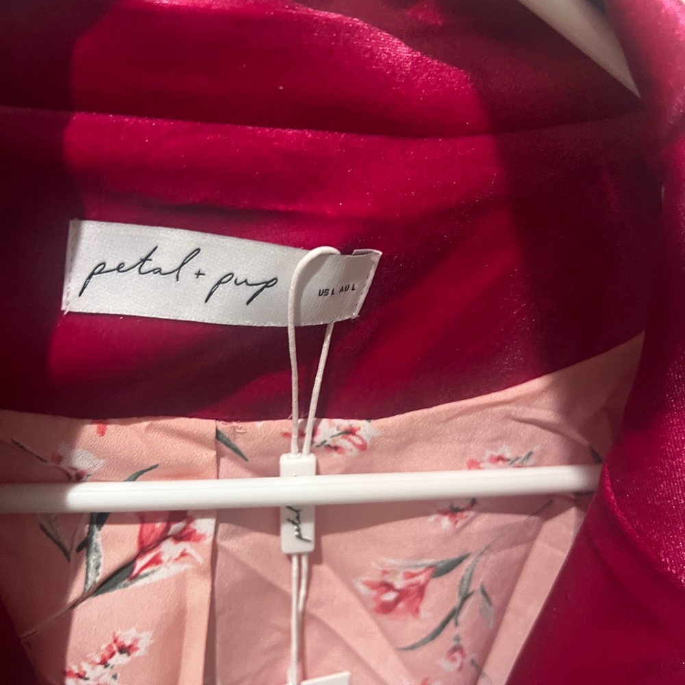 Petal & Pup Magenta Velvet  Lone Blazer BNWT!!!! - Picture 5 of 7